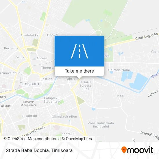 Strada Baba Dochia map
