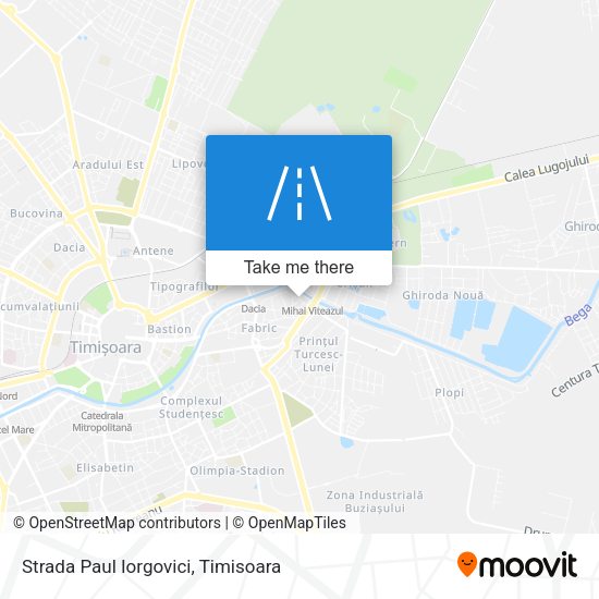 Strada Paul Iorgovici map