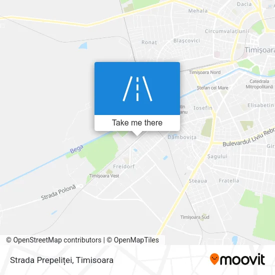 Strada Prepeliței map