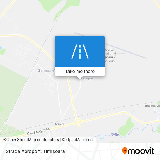 Strada Aeroport map