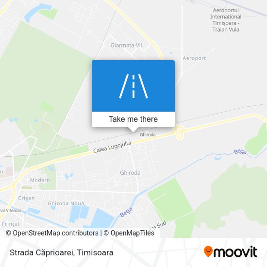Strada Căprioarei map