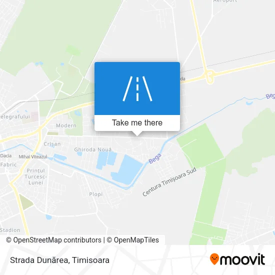 Strada Dunărea map