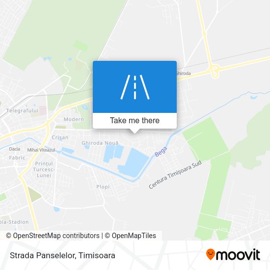 Strada Panselelor map
