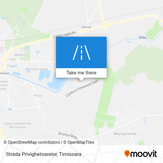 Strada Privighetoarelor map