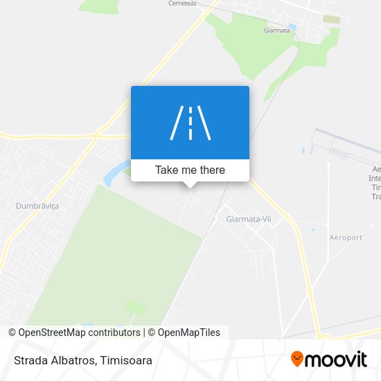 Strada Albatros map