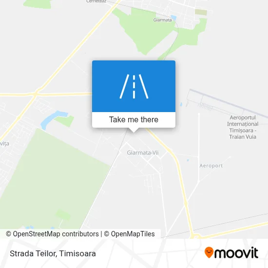 Strada Teilor map