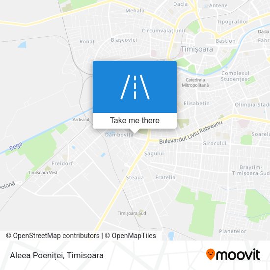 Aleea Poeniței map