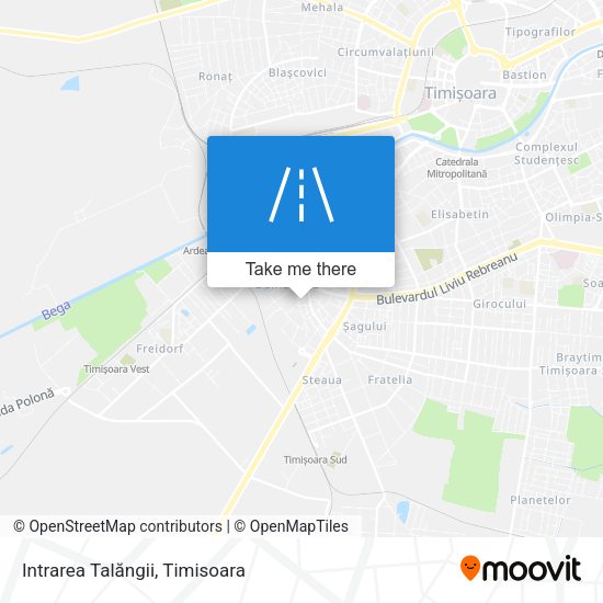 Intrarea Talăngii map
