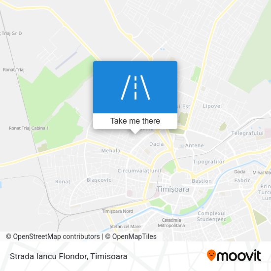Strada Iancu Flondor map