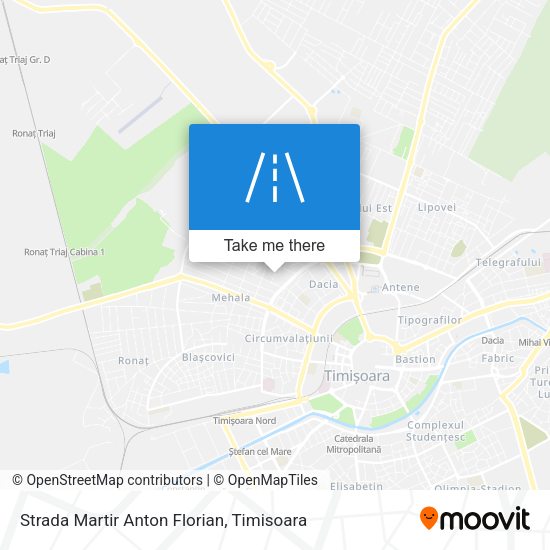 Strada Martir Anton Florian map