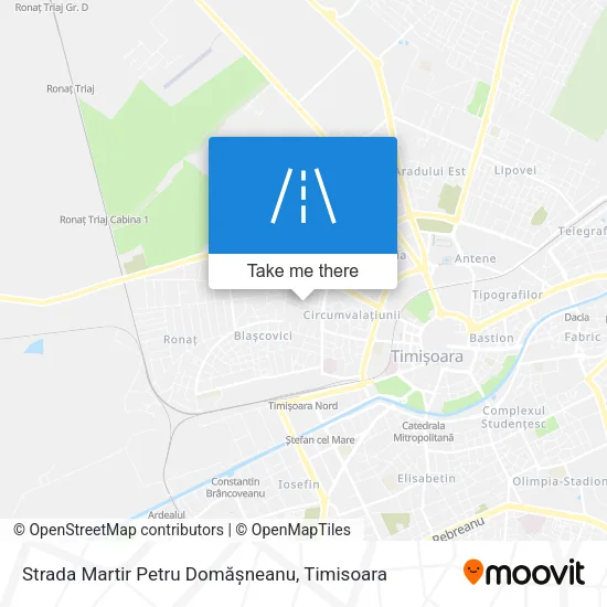 Strada Martir Petru Domășneanu map