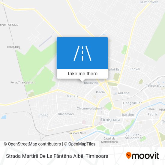 Strada Martirii De La Fântâna Albă map