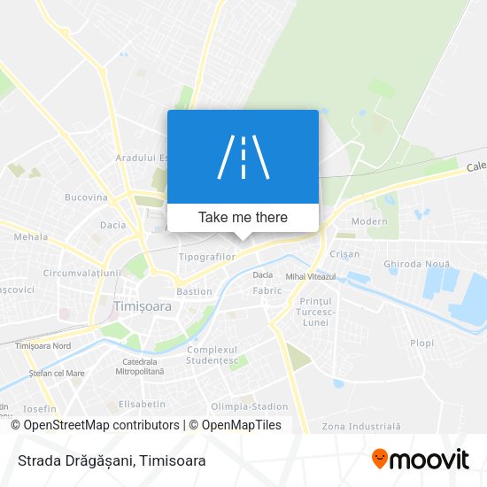 Strada Drăgășani map