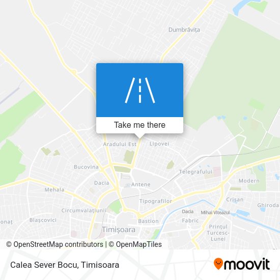 Calea Sever Bocu map