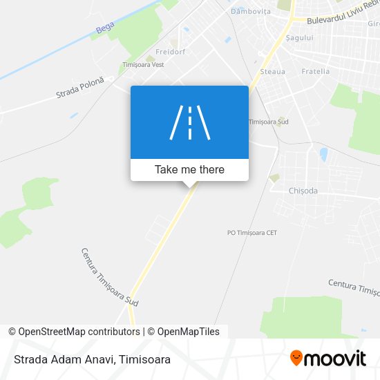 Strada Adam Anavi map