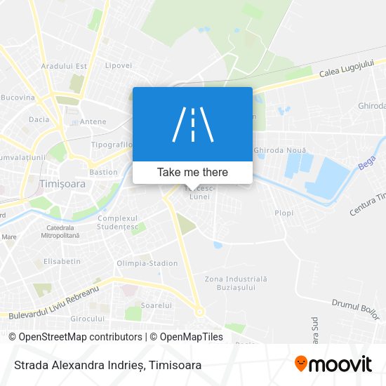 Strada Alexandra Indrieș map