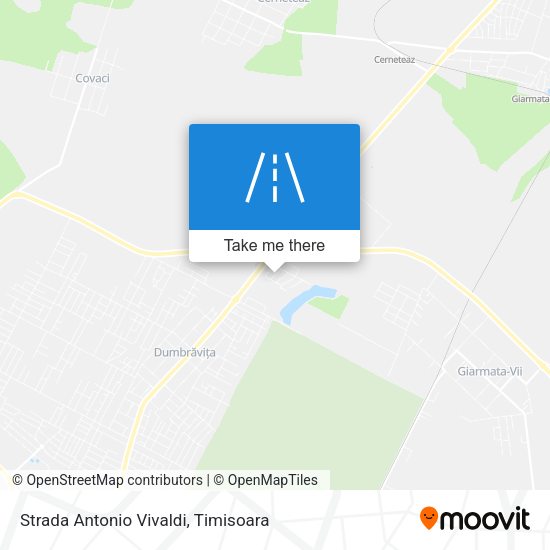 Strada Antonio Vivaldi map