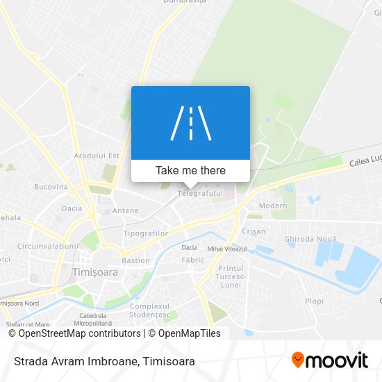 Strada Avram Imbroane map