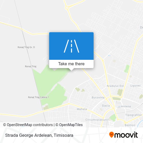 Strada George Ardelean map