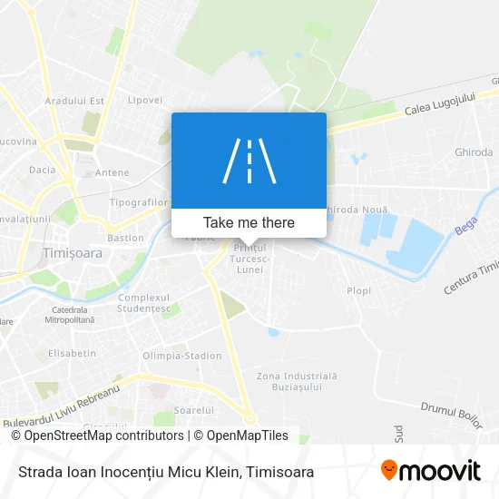 Strada Ioan Inocențiu Micu Klein map