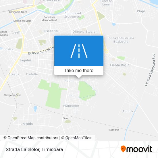 Strada Lalelelor map