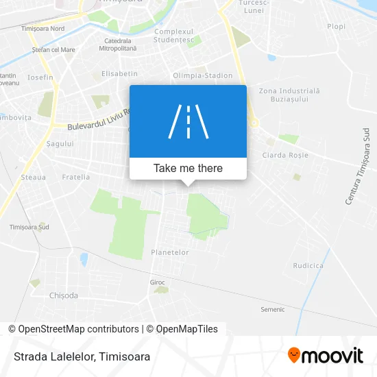 Strada Lalelelor map