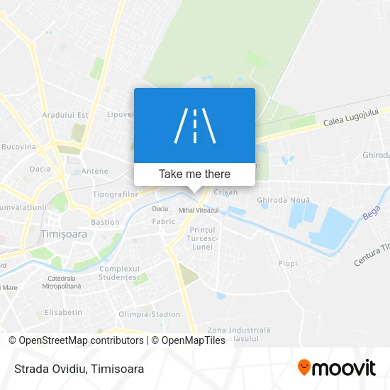 Strada Ovidiu map