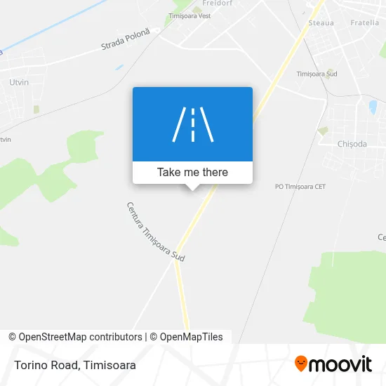 Strada Torino map
