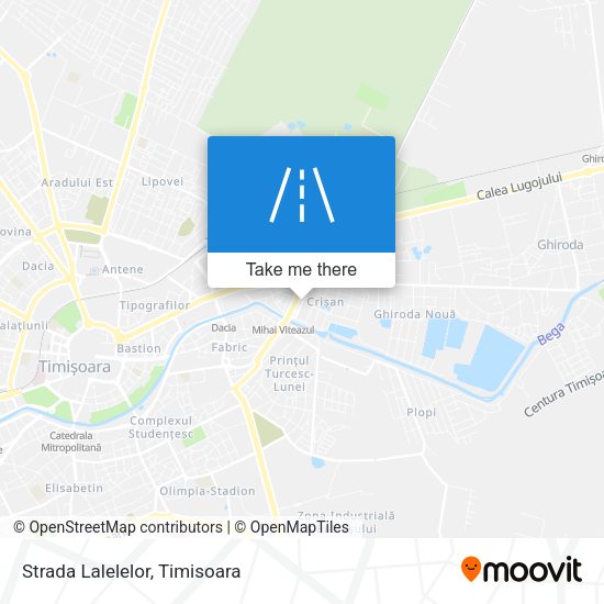 Strada Lalelelor map