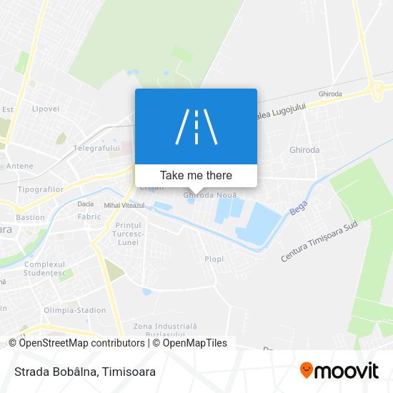 Strada Bobâlna map