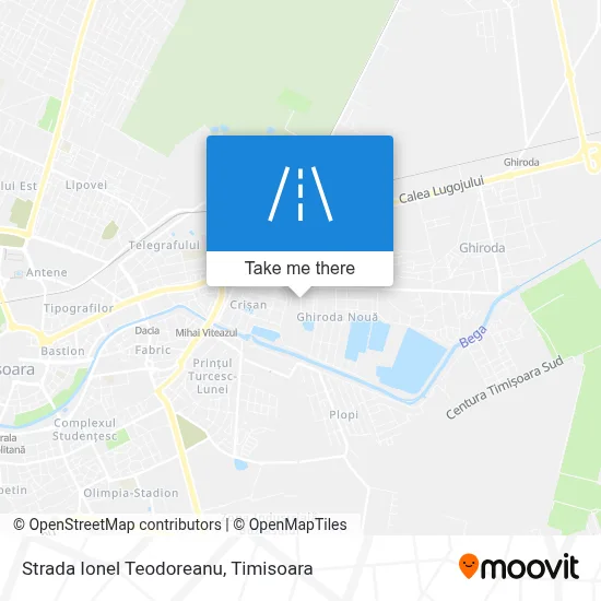 Strada Ionel Teodoreanu map