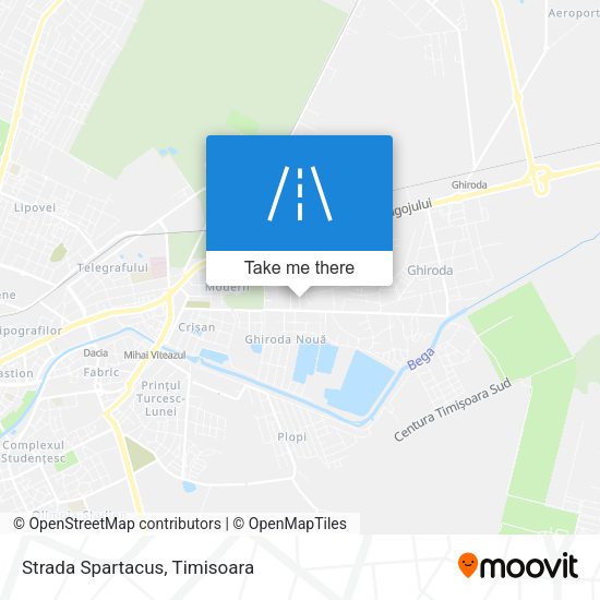 Strada Spartacus map