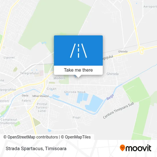 Strada Spartacus map