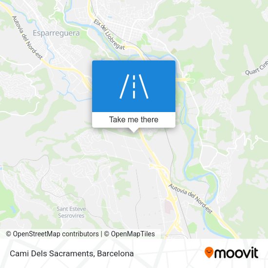 Cami Dels Sacraments map