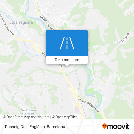 Passeig De L'Església map