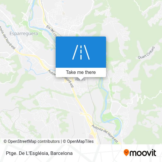 Ptge. De L'Església map
