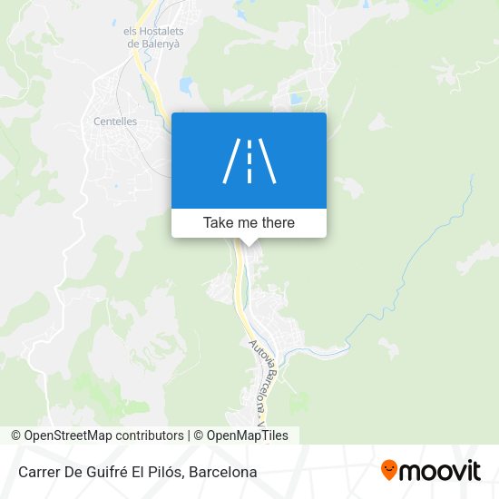Carrer De Guifré El Pilós map