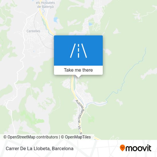 Carrer De La Llobeta map