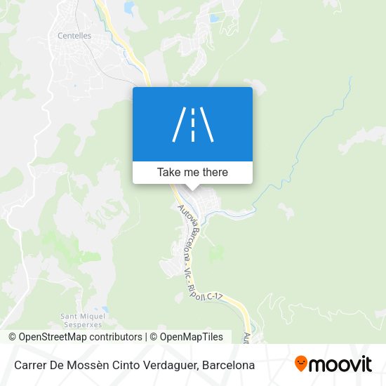 Carrer De Mossèn Cinto Verdaguer map