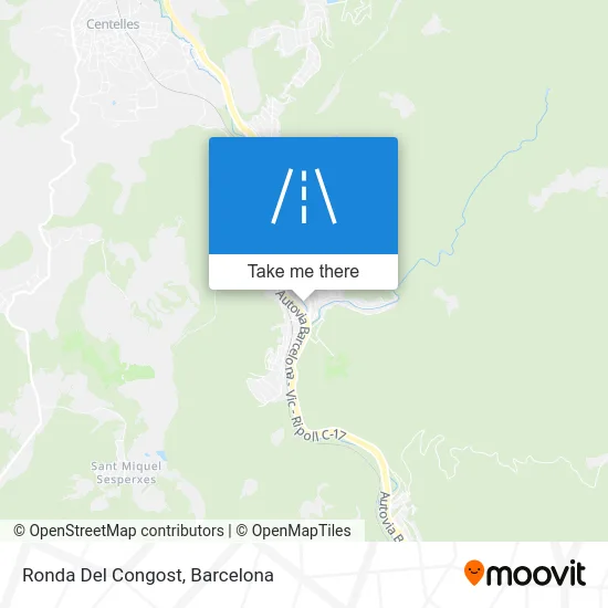 Ronda Del Congost map