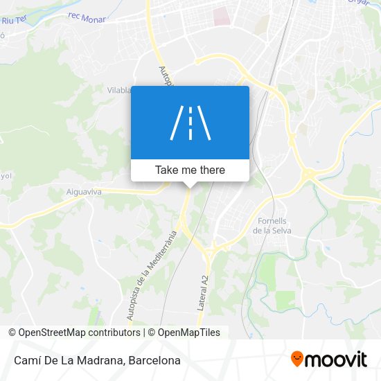 Camí De La Madrana map