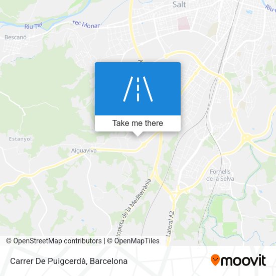 Carrer De Puigcerdà map