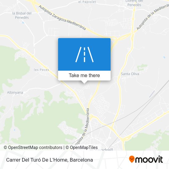 Carrer Del Turó De L'Home map