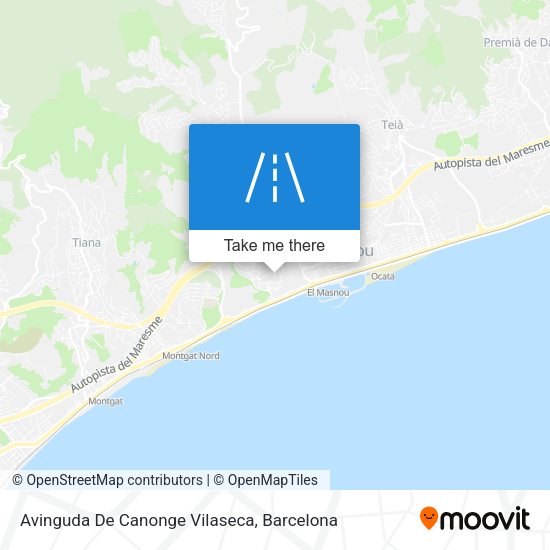 Avinguda De Canonge Vilaseca map