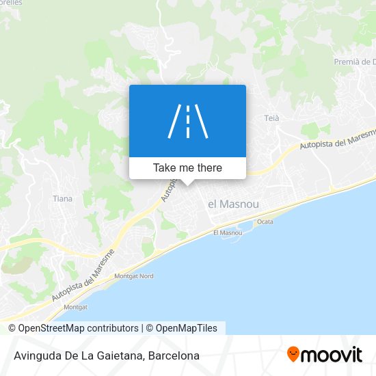 Avinguda De La Gaietana map