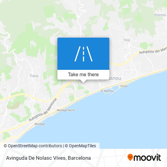 Avinguda De Nolasc Vives map