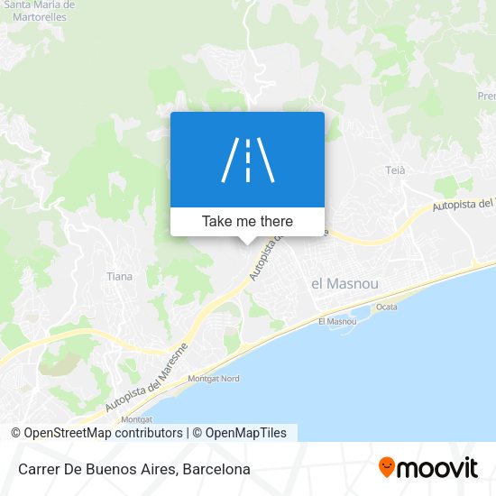 Carrer De Buenos Aires map