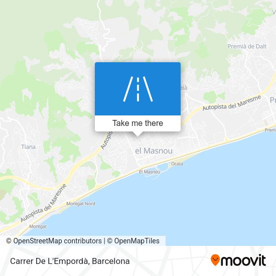 Carrer De L'Empordà map