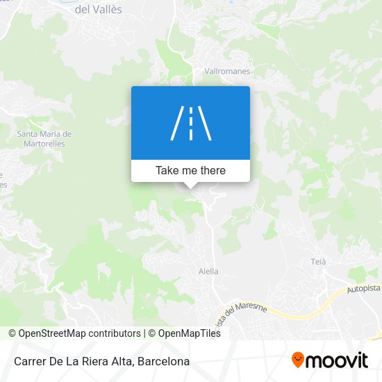 Carrer De La Riera Alta map