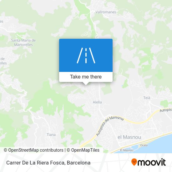 Carrer De La Riera Fosca map